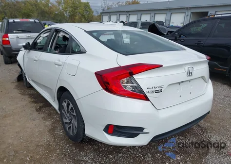 2017 Honda Civic Ex from USA, damaged, VIN 19XFC2F71HE034971